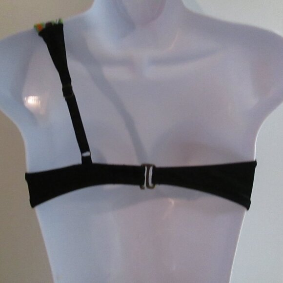 Isabella Rose One-Shoulder Bikini Set Maui Fit Bottom Friendship Bracelet NWT - Picture 8 of 11